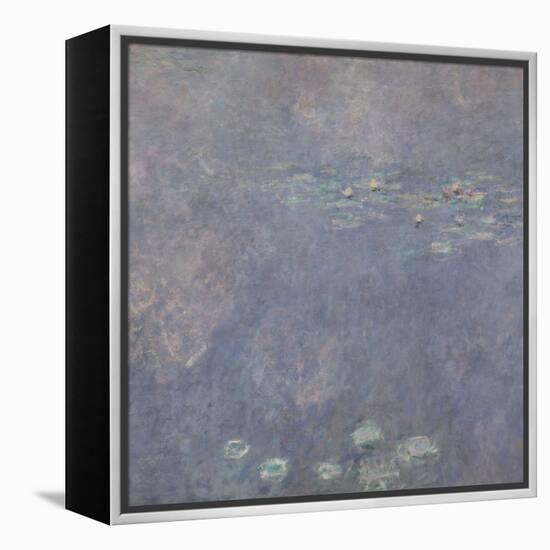 Les Nymphéas : Les Deux saules-Claude Monet-Framed Premier Image Canvas