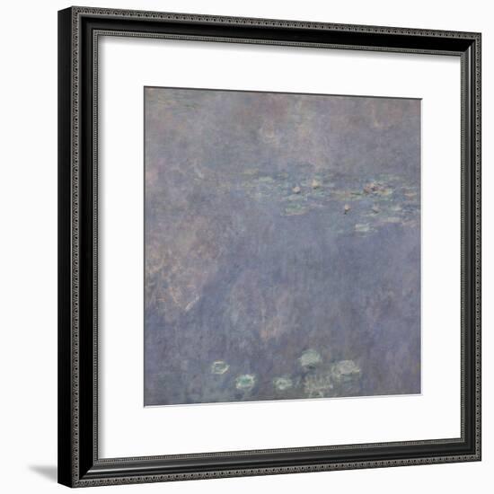 Les Nymphéas : Les Deux saules-Claude Monet-Framed Giclee Print