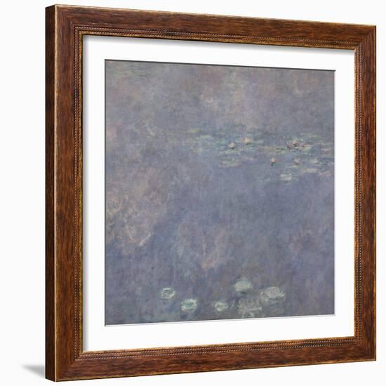 Les Nymphéas : Les Deux saules-Claude Monet-Framed Giclee Print