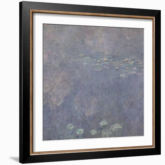 Les Nymphéas : Les Deux saules-Claude Monet-Framed Giclee Print