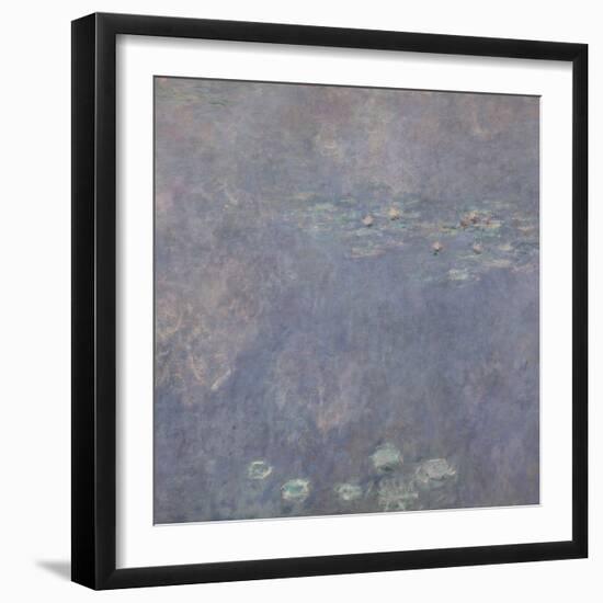 Les Nymphéas : Les Deux saules-Claude Monet-Framed Giclee Print