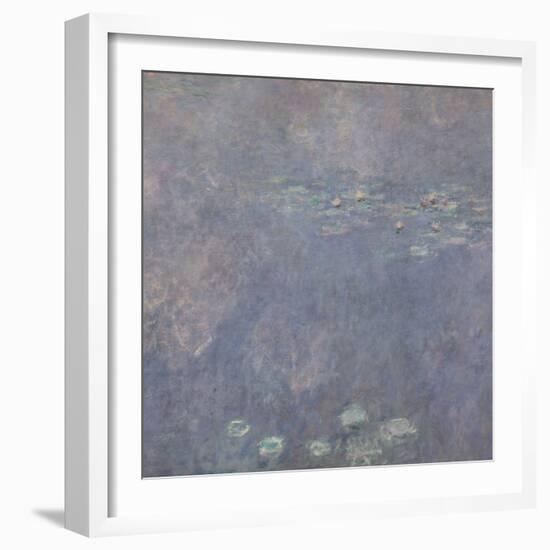 Les Nymphéas : Les Deux saules-Claude Monet-Framed Giclee Print