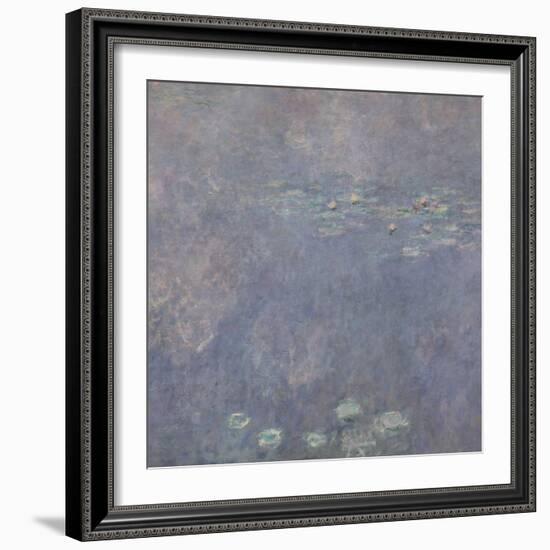 Les Nymphéas : Les Deux saules-Claude Monet-Framed Giclee Print