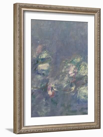 Les Nymphéas : Les Deux saules-Claude Monet-Framed Giclee Print