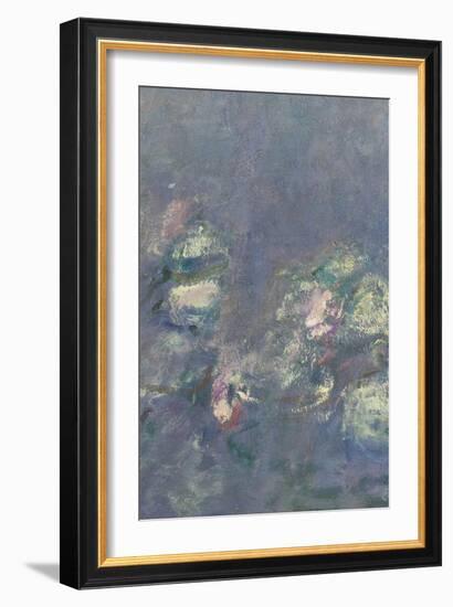 Les Nymphéas : Les Deux saules-Claude Monet-Framed Giclee Print