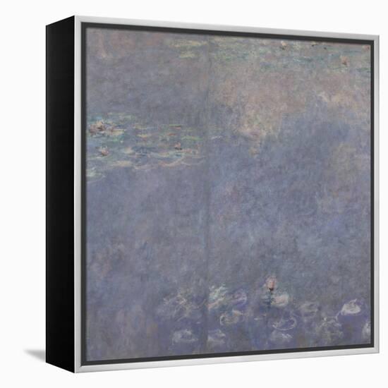 Les Nymphéas : Les Deux saules-Claude Monet-Framed Premier Image Canvas