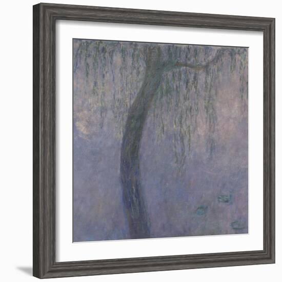 Les Nymphéas : Les Deux saules-Claude Monet-Framed Giclee Print