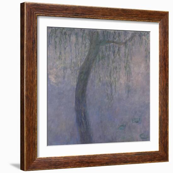 Les Nymphéas : Les Deux saules-Claude Monet-Framed Giclee Print