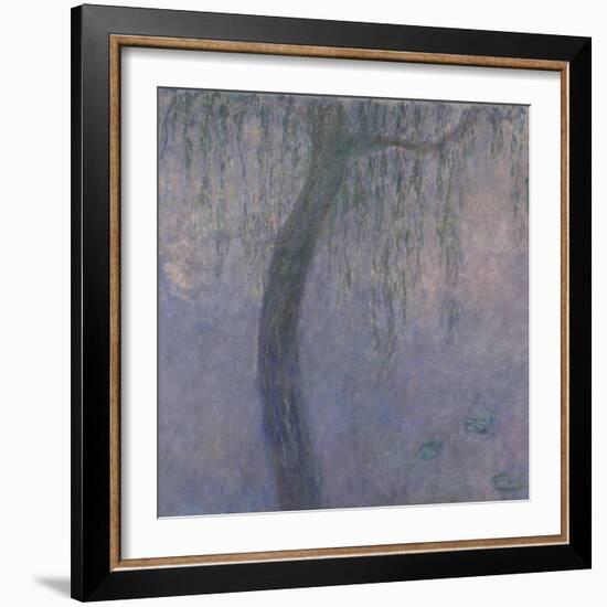 Les Nymphéas : Les Deux saules-Claude Monet-Framed Giclee Print