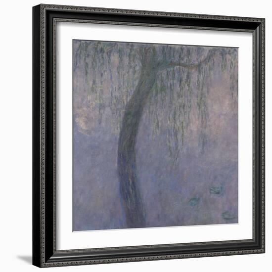 Les Nymphéas : Les Deux saules-Claude Monet-Framed Giclee Print