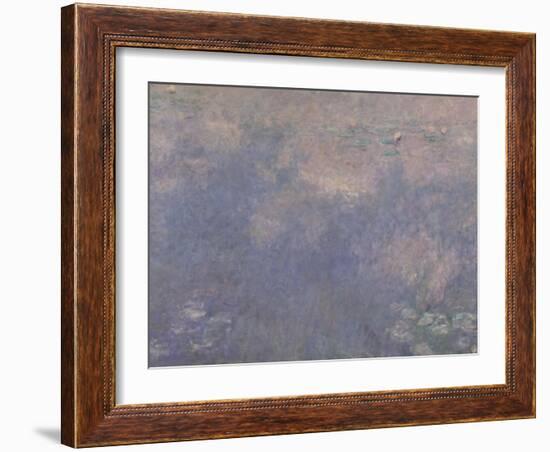 Les Nymphéas : Les Deux saules-Claude Monet-Framed Giclee Print