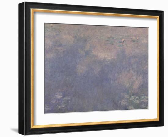 Les Nymphéas : Les Deux saules-Claude Monet-Framed Giclee Print