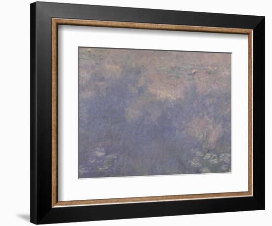 Les Nymphéas : Les Deux saules-Claude Monet-Framed Giclee Print