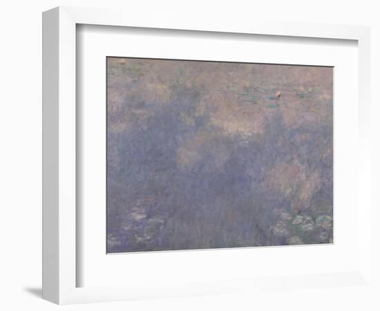 Les Nymphéas : Les Deux saules-Claude Monet-Framed Giclee Print