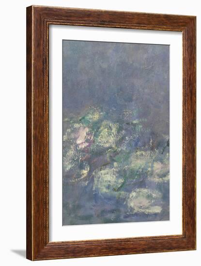 Les Nymphéas : Les Deux saules-Claude Monet-Framed Giclee Print