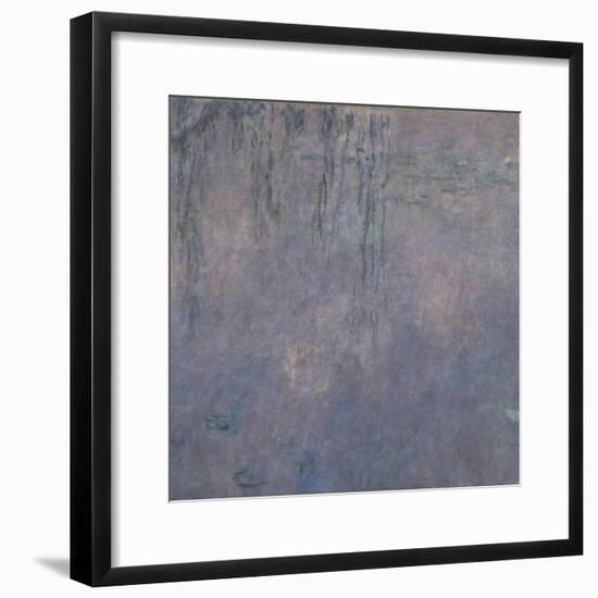 Les Nymphéas : Les Deux saules-Claude Monet-Framed Giclee Print