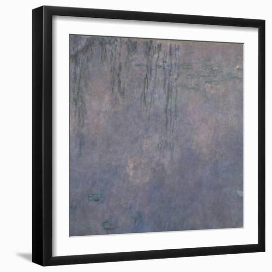 Les Nymphéas : Les Deux saules-Claude Monet-Framed Giclee Print