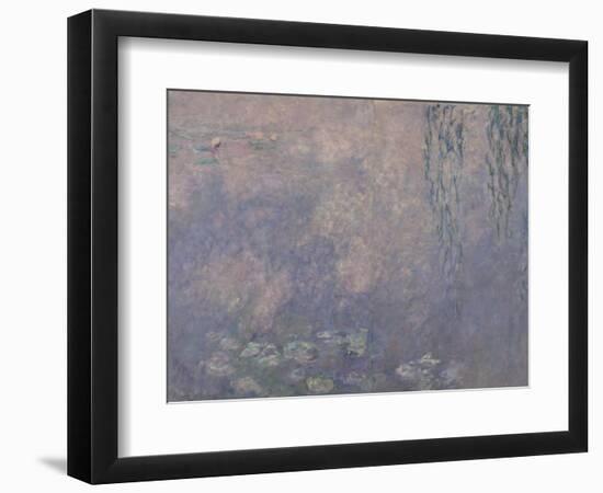 Les Nymphéas : Les Deux saules-Claude Monet-Framed Giclee Print