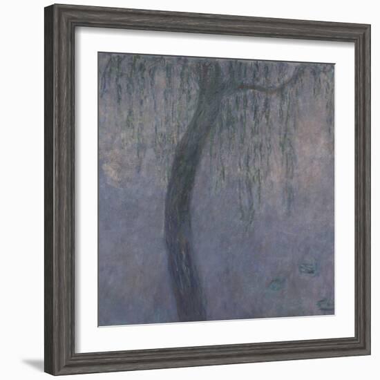 Les Nymphéas : Les Deux saules-Claude Monet-Framed Giclee Print