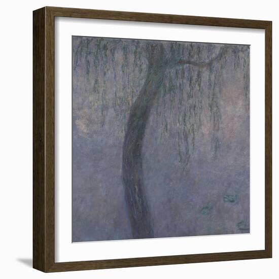 Les Nymphéas : Les Deux saules-Claude Monet-Framed Giclee Print