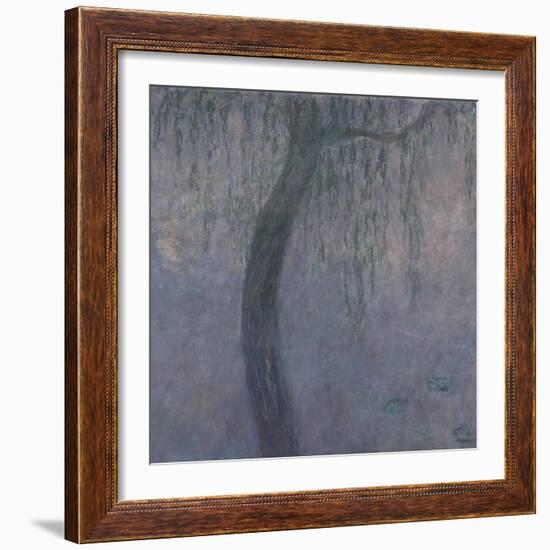 Les Nymphéas : Les Deux saules-Claude Monet-Framed Giclee Print