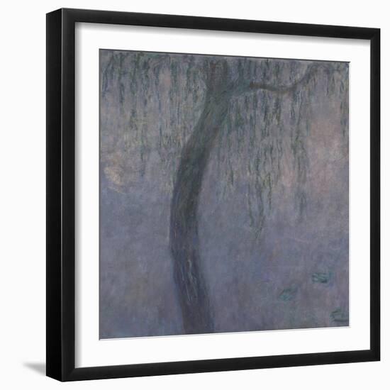 Les Nymphéas : Les Deux saules-Claude Monet-Framed Giclee Print