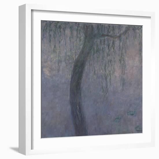 Les Nymphéas : Les Deux saules-Claude Monet-Framed Giclee Print