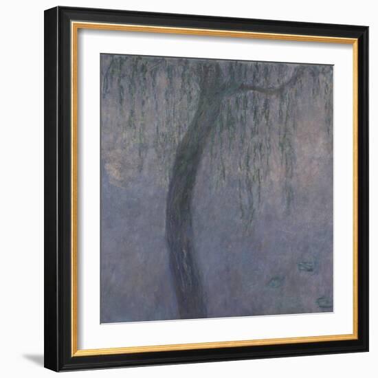 Les Nymphéas : Les Deux saules-Claude Monet-Framed Giclee Print