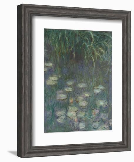 Les Nymphéas : Matin-Claude Monet-Framed Giclee Print