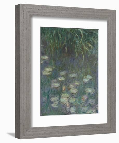 Les Nymphéas : Matin-Claude Monet-Framed Giclee Print