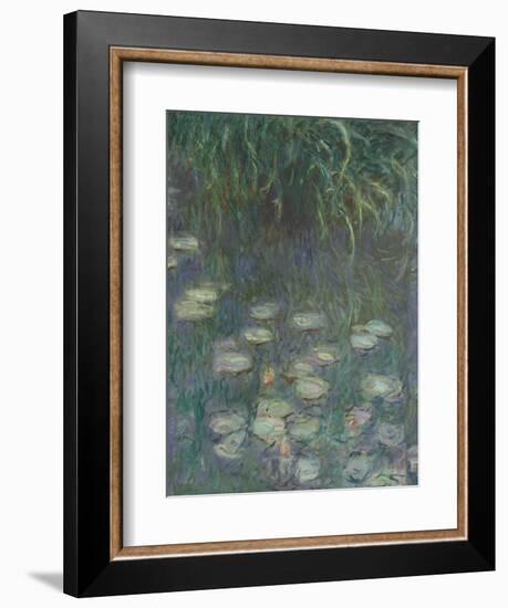 Les Nymphéas : Matin-Claude Monet-Framed Giclee Print