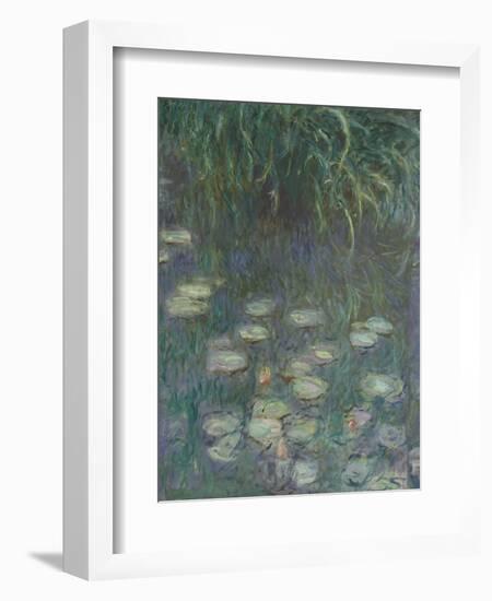 Les Nymphéas : Matin-Claude Monet-Framed Giclee Print