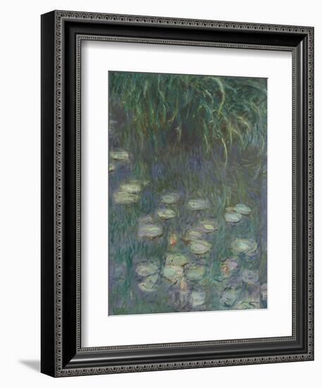 Les Nymphéas : Matin-Claude Monet-Framed Giclee Print