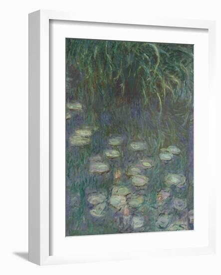 Les Nymphéas : Matin-Claude Monet-Framed Premium Giclee Print