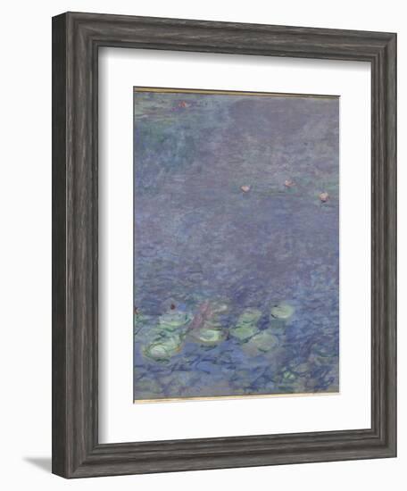 Les Nymphéas : Matin-Claude Monet-Framed Giclee Print