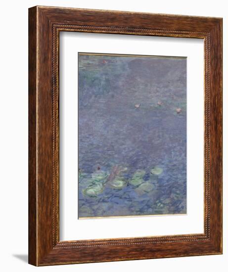 Les Nymphéas : Matin-Claude Monet-Framed Giclee Print