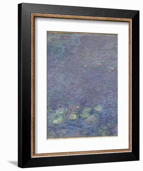 Les Nymphéas : Matin-Claude Monet-Framed Giclee Print