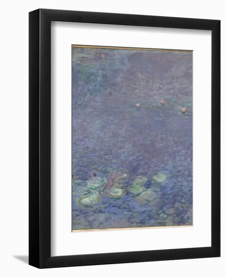 Les Nymphéas : Matin-Claude Monet-Framed Giclee Print