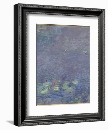 Les Nymphéas : Matin-Claude Monet-Framed Giclee Print