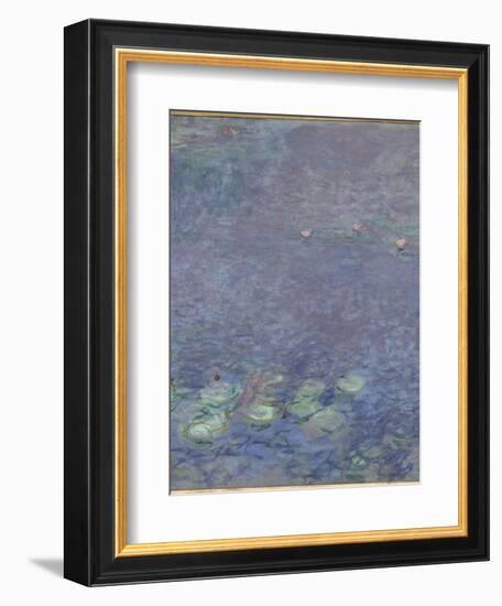 Les Nymphéas : Matin-Claude Monet-Framed Giclee Print