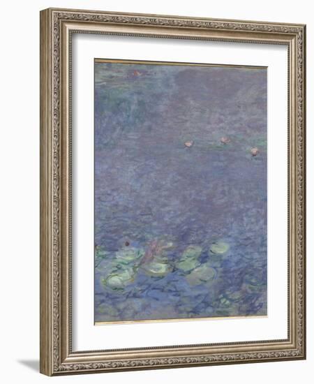 Les Nymphéas : Matin-Claude Monet-Framed Giclee Print