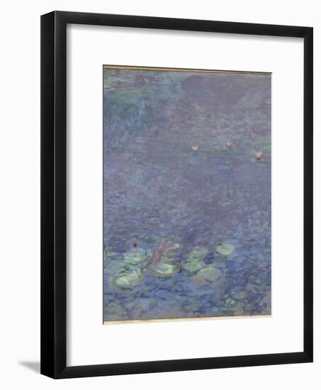 Les Nymphéas : Matin-Claude Monet-Framed Giclee Print