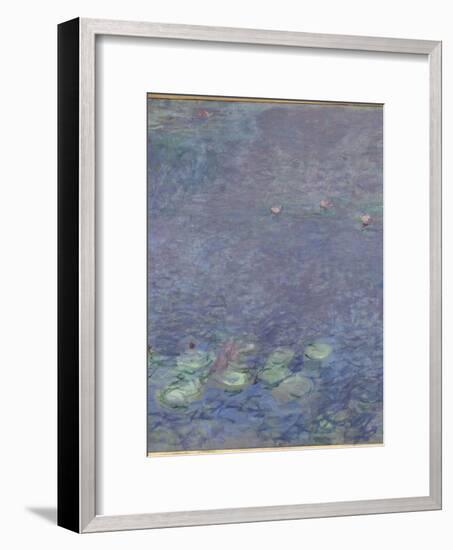 Les Nymphéas : Matin-Claude Monet-Framed Giclee Print