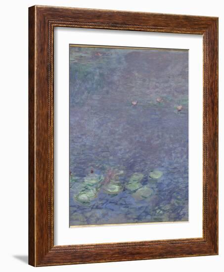 Les Nymphéas : Matin-Claude Monet-Framed Giclee Print