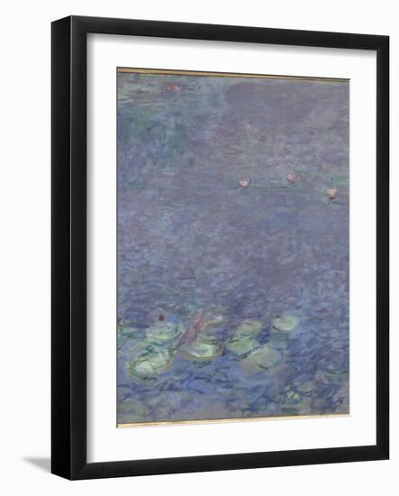 Les Nymphéas : Matin-Claude Monet-Framed Giclee Print