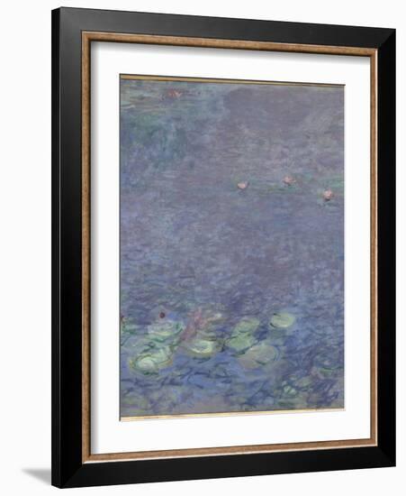 Les Nymphéas : Matin-Claude Monet-Framed Giclee Print