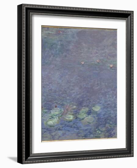 Les Nymphéas : Matin-Claude Monet-Framed Giclee Print