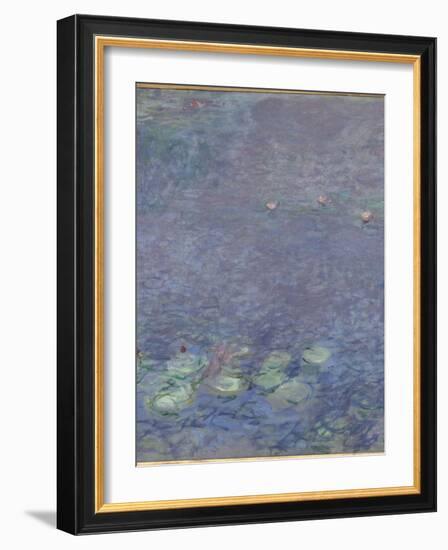 Les Nymphéas : Matin-Claude Monet-Framed Giclee Print