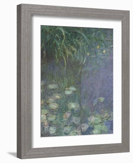 Les Nymphéas : Matin-Claude Monet-Framed Giclee Print