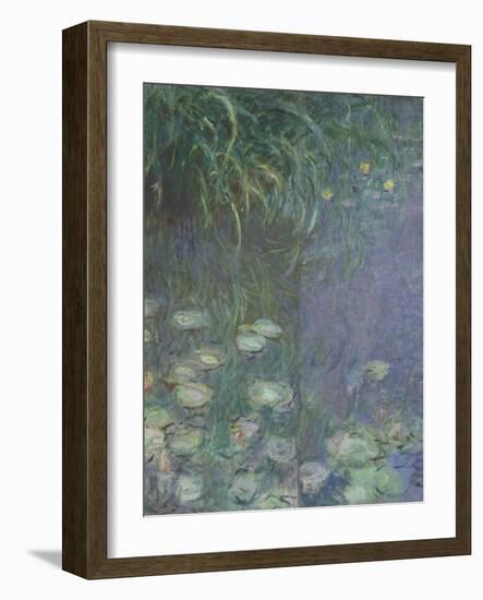 Les Nymphéas : Matin-Claude Monet-Framed Giclee Print